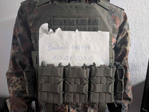 Begadi Value Plattenträger V2 Gr. M | inkl. SAPI Dummys + 10 Magazintaschen + Dump Pouch | Neuwertig