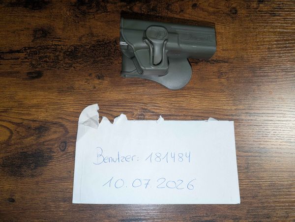 Amomax Paddleholster für Glock 17/22/31 Olive | Neu