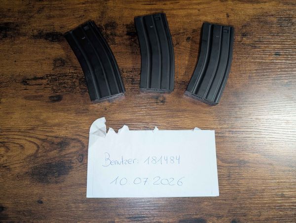 3x M4 High Cap Magazin 6mm BB