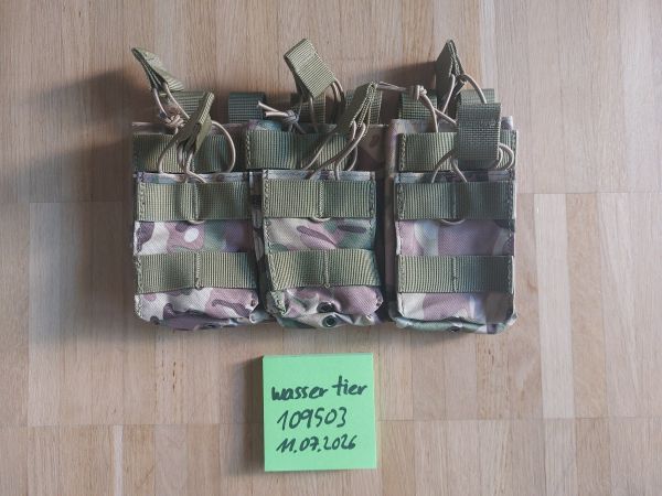 Triple Double-Stack Pouch M4 / AR15 Multicam