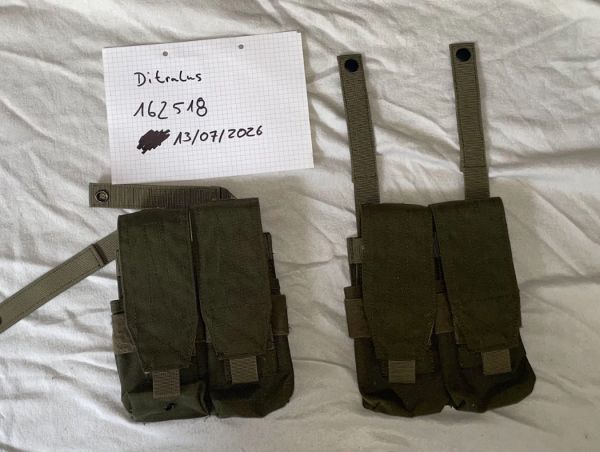 2x Defcon 5 Magazintaschen Oliv/OD