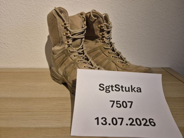 MIL-TEC Einsatzstiefel Gr. 43 Khaki