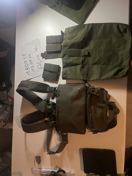 Tasmanian Tiger Small Combi Rig IRR Steingrau + TT Dump Pouch + Wechsel-Pads Verkauf / Tausch