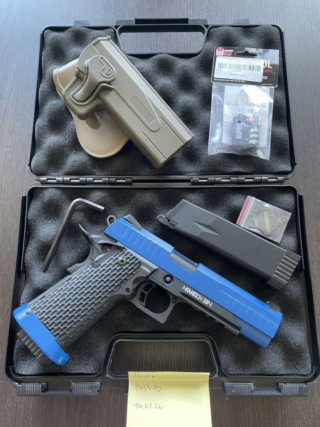 Novritsch SSP-1 TwoToned-Variante inkl. Koffer, Holster & 2 Magazinen