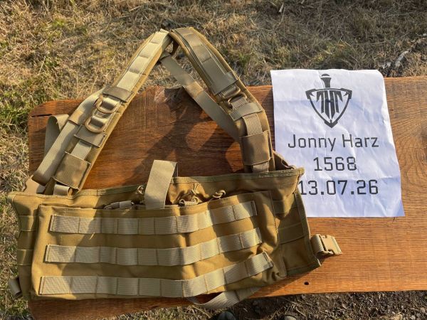 Tactical Assault Chest Rig „Condor“ – Sandfarben – 5 Magazintaschen – neuwertig