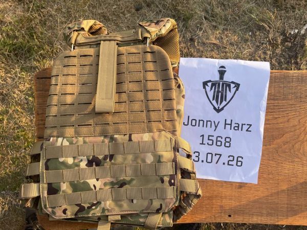 TacTec Plate Carrier Replica – Multicam – inkl. 2 Dummy-Platten – neuwertig & unbenutzt