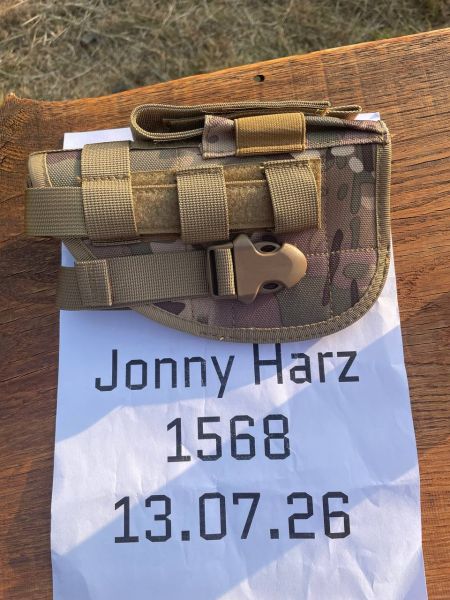 Universelles MOLLE-Pistolenholster – Multicam – mit Magazintasche – neuwertig