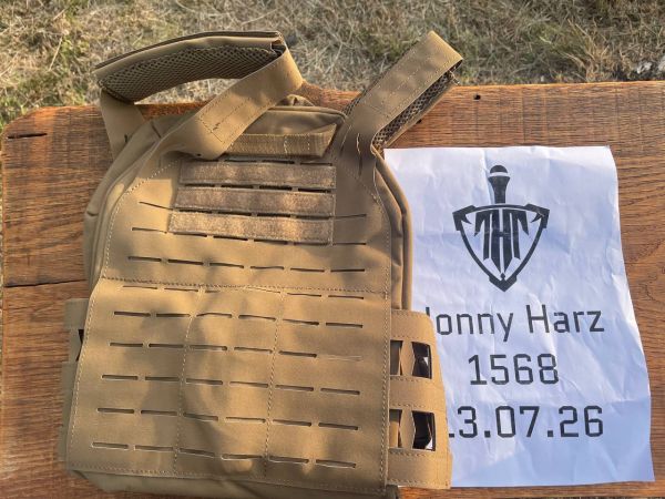 LBT 6094 G3 Plate Carrier Replica – Coyote Brown – Lasercut MOLLE – neuwertig