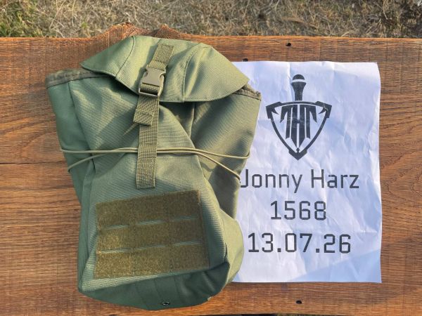 Große MOLLE Utility Pouch – Oliv – Lasercut & Schnellschnürsystem – neuwertig