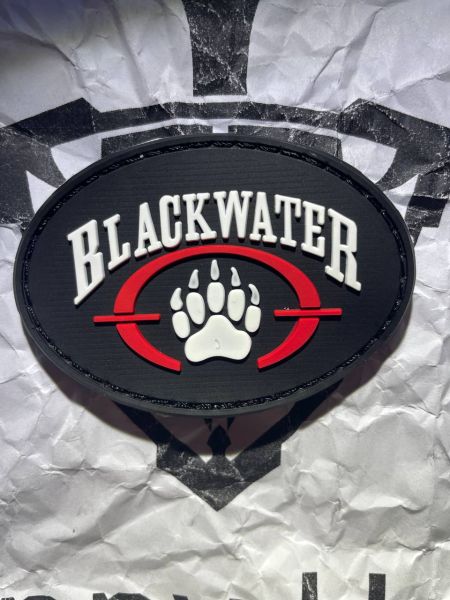 Blackwater Worldwide PMC Patch – Claw Logo – PVC Klett-Aufnäher – 7 × 5 cm