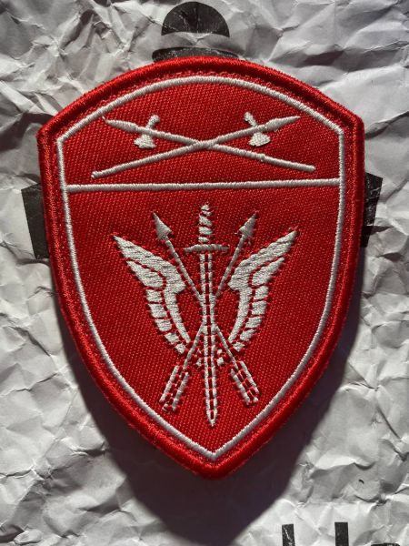 SOBR Wappen Patch – Russland Spezialeinheit – gestickter Klett-Aufnäher – 9,4 × 7,2 cm