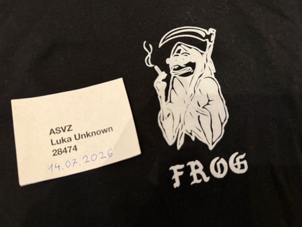 Original FOG Frog Pepe Bomber T-Shirt Schwarz M