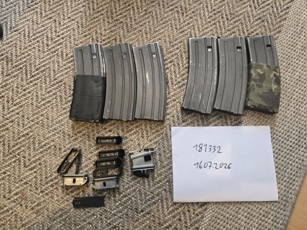 Seltene Prowin Gas Magazine für Inokatsu Vipertech GHK etc mit viel Zubehör und Ersatzteilen 
