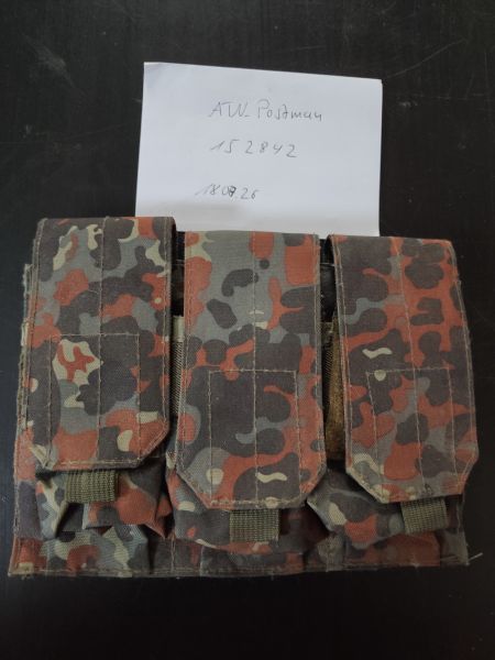 Triple Magazin Tasche Flecktarn