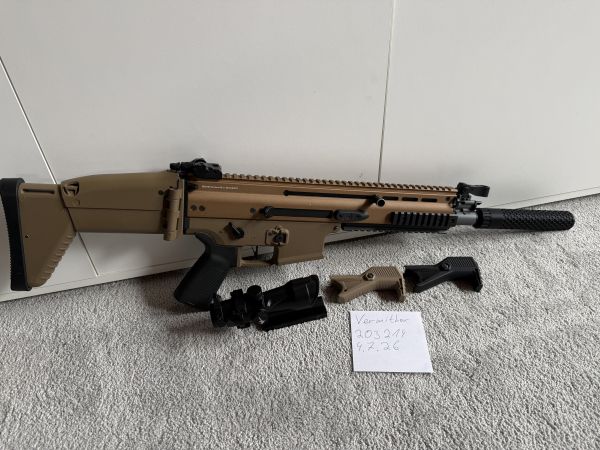 Begadi Cyma Scar-L MK16 FNS Hopup Edelstahl Lauf Tausch SMR28