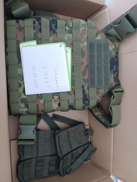 Begadi Plattenträger Flecktarn 