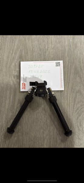 BEGADI TACTICAL Z1 QD BIPOD / ZWEIBEIN, MIT PICATINNY MONTAGE -SCHWARZ-