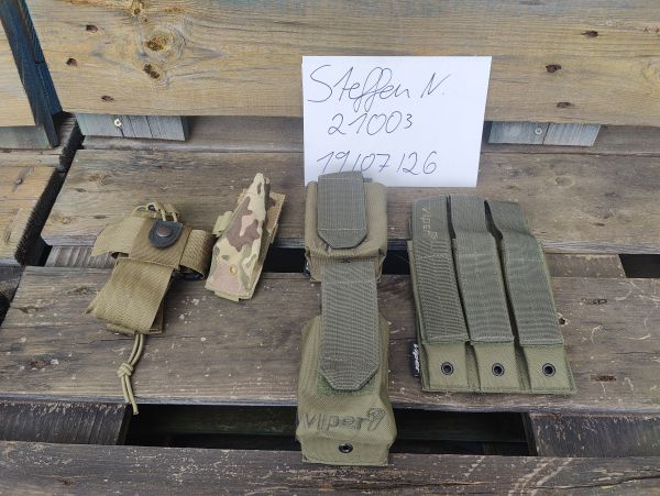 Verschiedene Pouches, teilweise von Viper