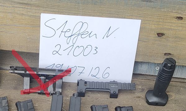 MP5/G3 Mount und Griff