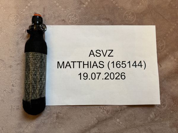 HPA Flasche 300 Bar 0,25l Armotech mit Powair Micromax 2.0 Regulator