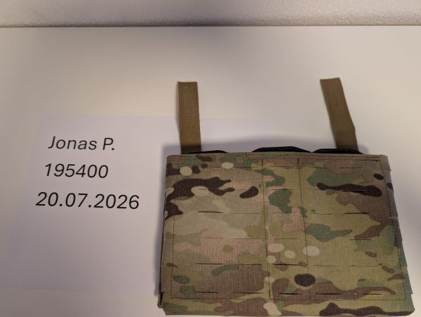 ORIGINAL Terra B Frontflap Multicam 3x M4 Insert