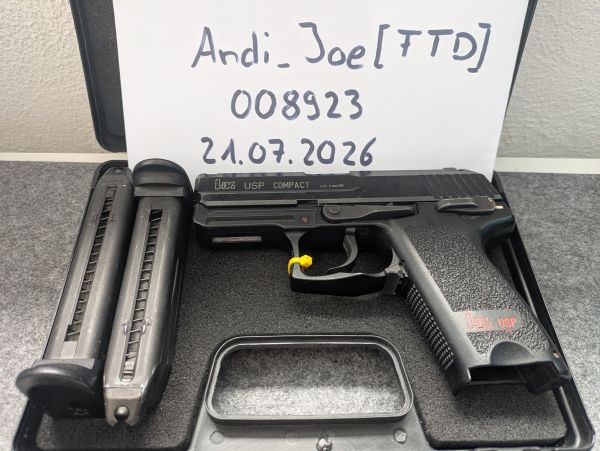 Heckler & Koch USP Compact GBB ERSATZTEILSPENDER! inkl. Ersatzmagazin und Koffer