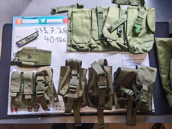 Olive Molle Pouches