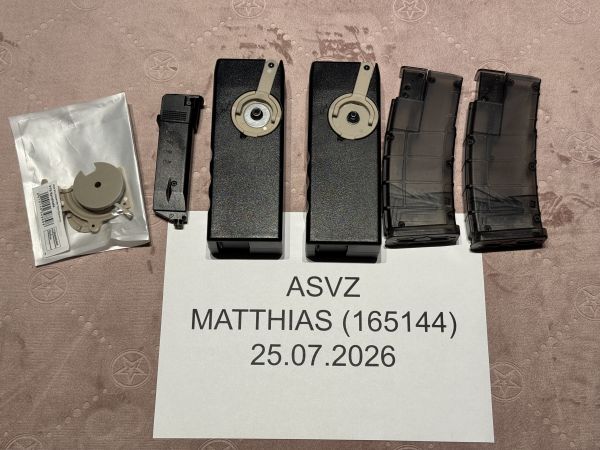 Odin M12 Sidewinder, EMG/Odin M12, 6mmProShop, Shop-Gun – 5x Speedloader Sammelverkauf