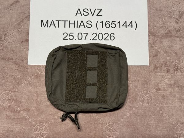 Warrior Assault Systems Laser Cut Small Vertical Utility Pouch, Ranger Green