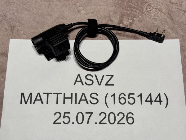WADSN U94 PTT, Kenwood-Anschluss, zivil 3,5mm