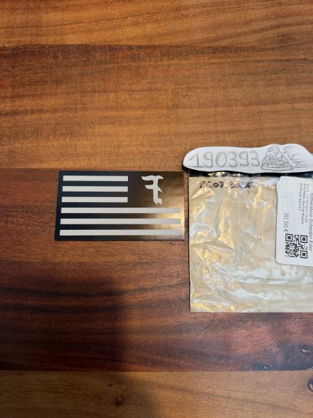 Forward Observations Group „F“ US Flag IR Patch Reverse Black Neu FOG