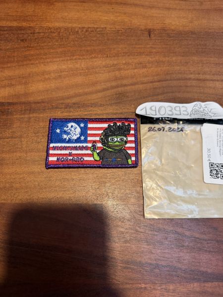 Northernprovisions Frog x Nightshade US Flag Patch Neu FOG Rare