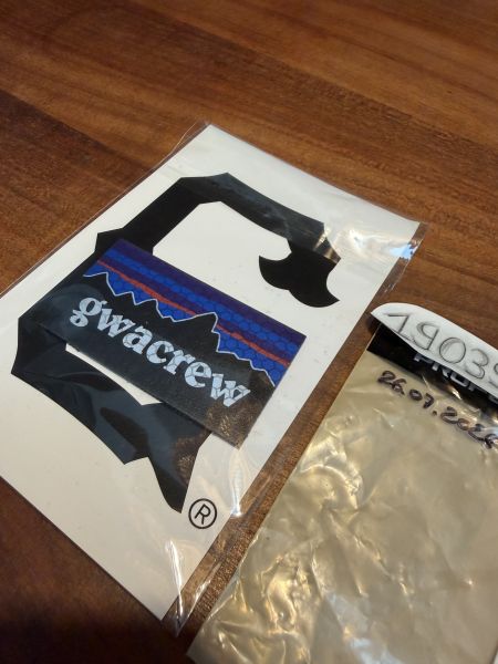 GWA Crew Patagonia IR Patch FOG Neu Rare