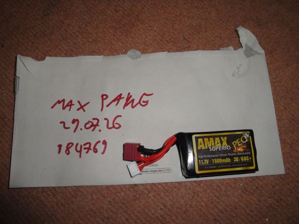 11.1 V Lipo Akku 1500mah