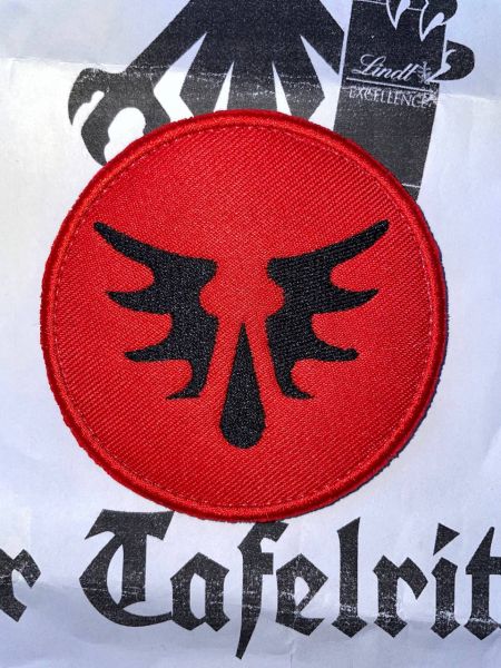 Warhammer Blood Angels Velcro Patch Space Marine Runder Stoff Aufnäher