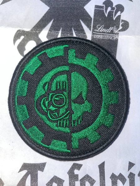 Warhammer Adeptus Mechanicus Velcro Patch Cult Mechanicus Stoff Aufnäher