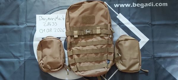 MFH Assault Pack/Daypack Utility Pouch Mehrzwecktasche Coyote