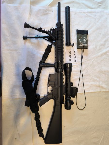 Begadi A&K K25 Long / DMR S-AEG getunt mit diversem Zubehör