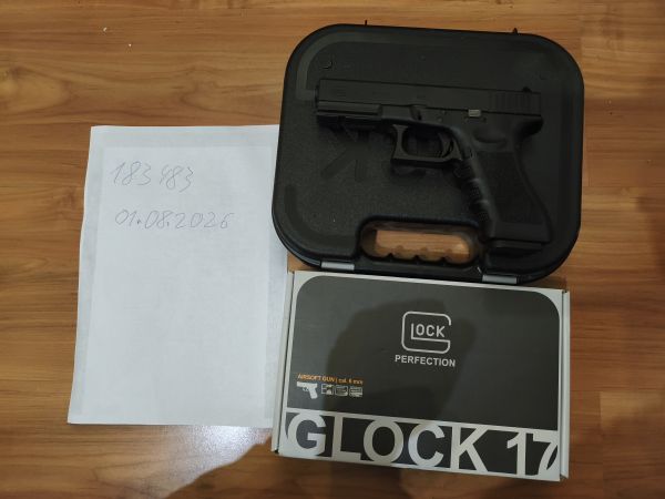 GHK Glock 17 Gen 3 CNC Stahlverschluss Version mit Orginalen Glock Koffer