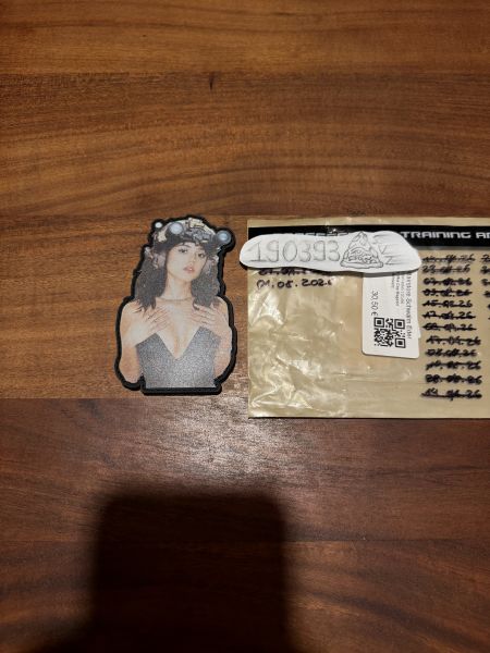 WP Whitephosphor x Jenna Ortega Nod Mami PVC Patch Neu Super Rare FOG