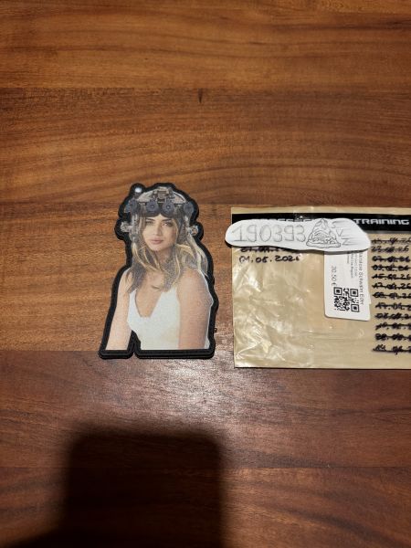WP Whitephosphor „Ana de Armas“ Nod Mami PVC Patch Neu Super Rare FOG