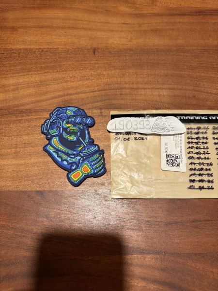 Wastelandkooks „MISFORTUNE“ PVC Infrared Skull Patch Neu FOG