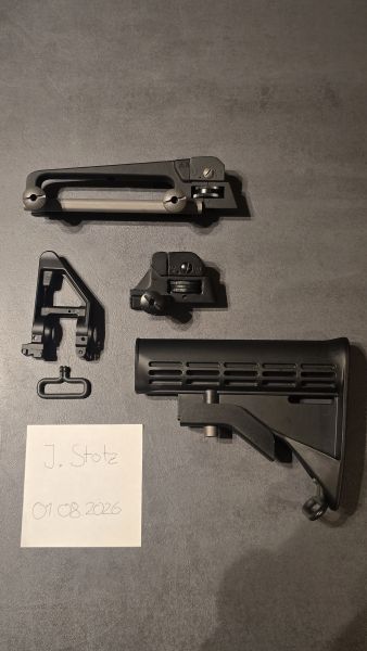 M4 Zubehör Original Ironsights , Stock Schaft