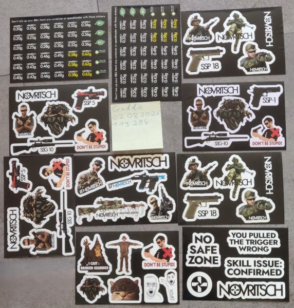 Diverse Sticker von Novritsch