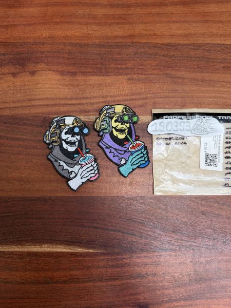 Wastelandkooks „MISFORTUNE“ OG Skeletor Embroidered Patch RARE FOG Neu