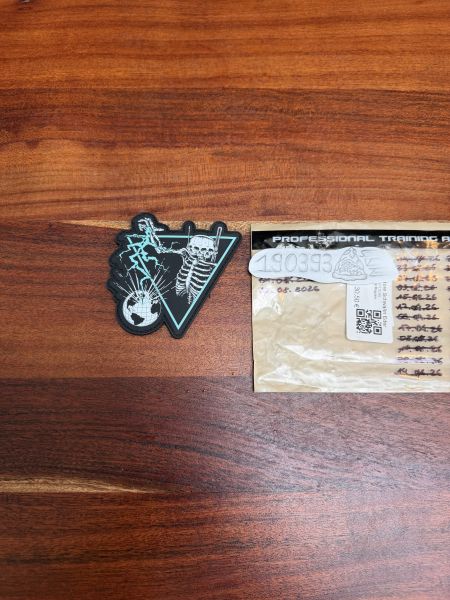 WP Whitephosphor „Baja Flash 3FaceSkull“ PVC Patch Neu FOG Rare