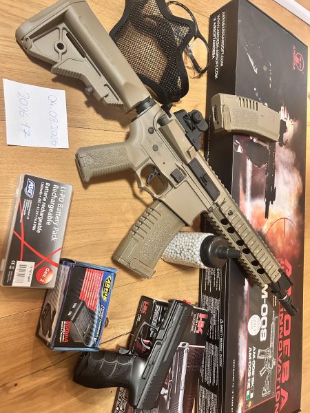 Ares Amoeba M4-008 neu + Zubehör