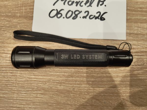 Begadi Taschenlampe 3W LED System