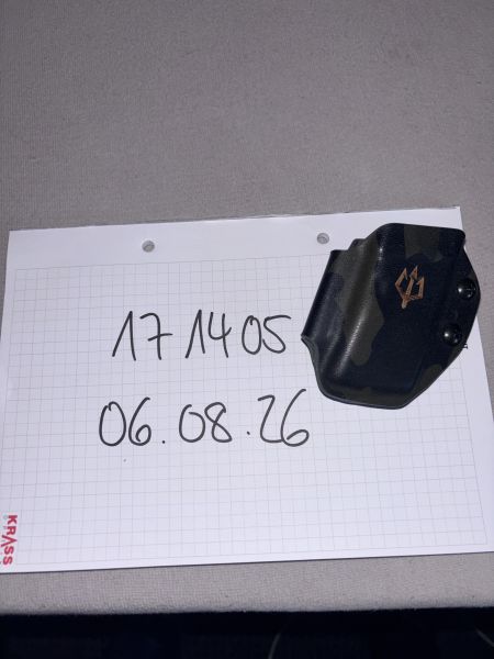 Black Trident Kydex Single Pistol Pouch blk mc 