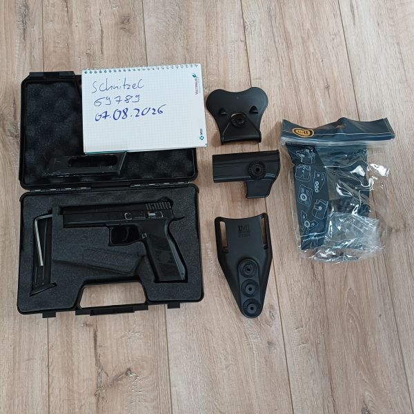 ASG CZ P-09 GBB/CO2 mit IMI Holster